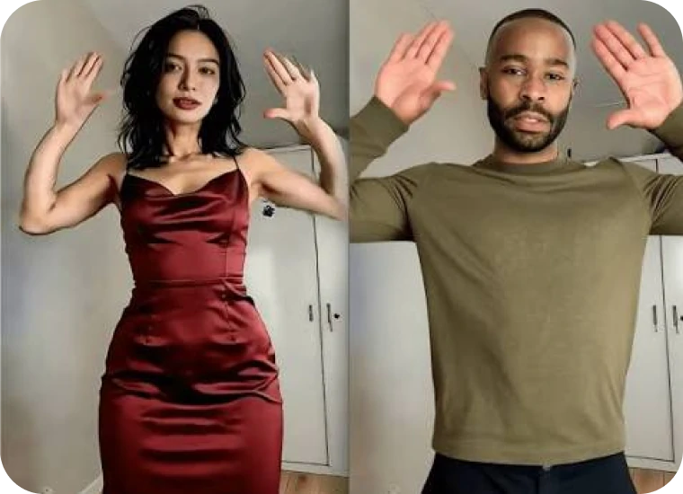 AI face swap demo — replace people or characters in video with your own image or avatar